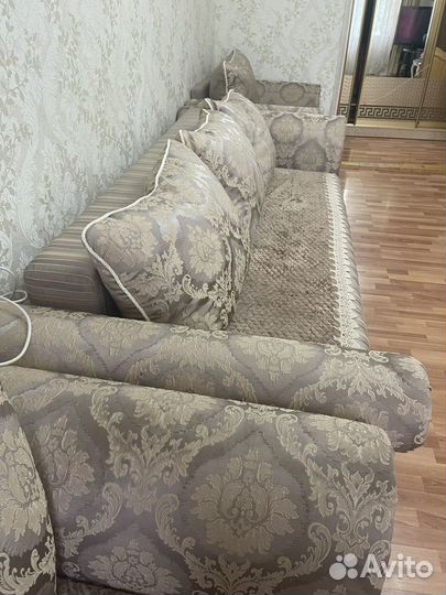 Мягкая мебель диван и кресла б/у