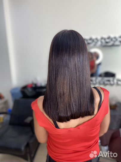 Наращивание волос, коррекция,загущение