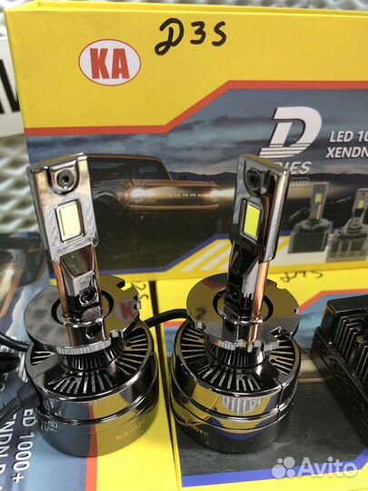 Лед Led лампы D1S/D2S/D3S/D4S замена ксенона