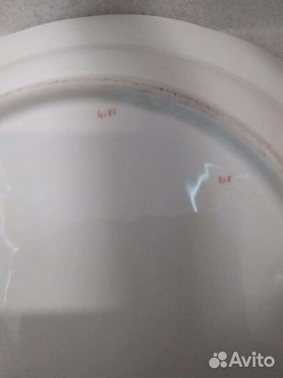 Круглое блюдо Кузнецов