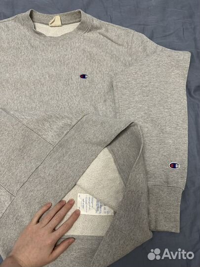 Толстовка Champion серая 2012 года