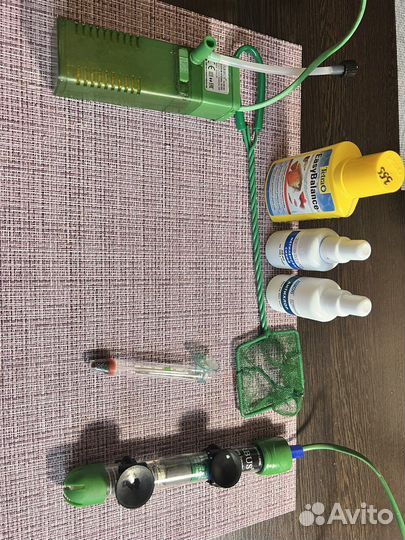 Аквариум с фильтром и нагревателем