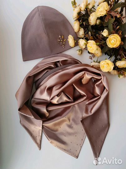 Шапка и платок