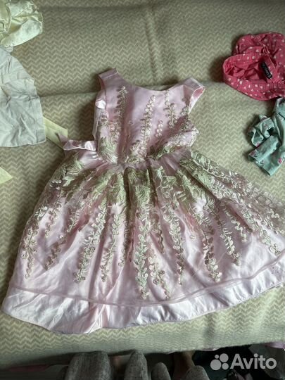 Большой пакет вещей на девочку 92 98