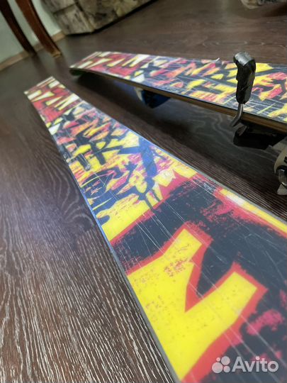 Лыжи Line afterbang с крепами