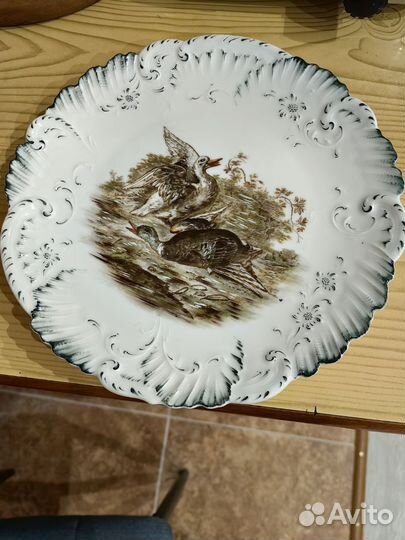 Тарелка фарфор, раритет, Чехия середина 20 В