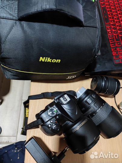 Фотоаппарат Nikon D3400 vr (+ топ 2 объектива)