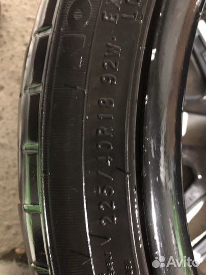 Колеса на mercedes r18 (резина и диски)