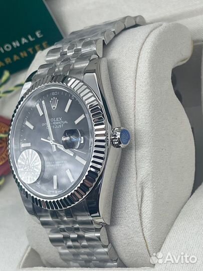 Часы Rolex datejust 41mm black dial