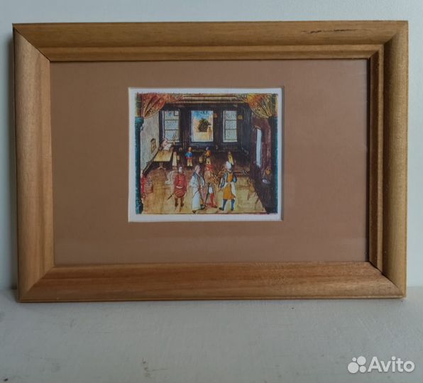 Офорт винтаж