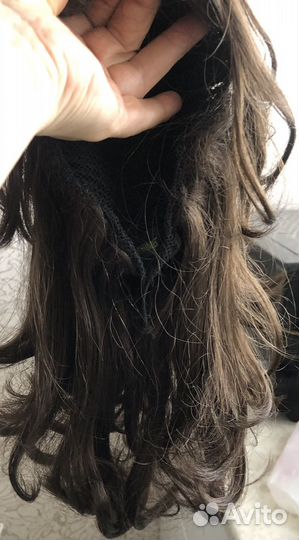 Шиньоны на заколке, парик (все новое)