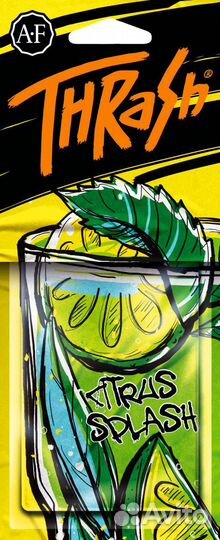 Ароматизатор aura fresh thrash Citrus Splash (уп.4