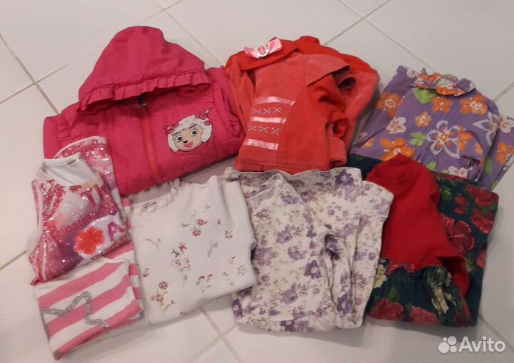 Пакет вещей на девочку рост 104