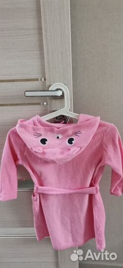 Халат махровый для девочки