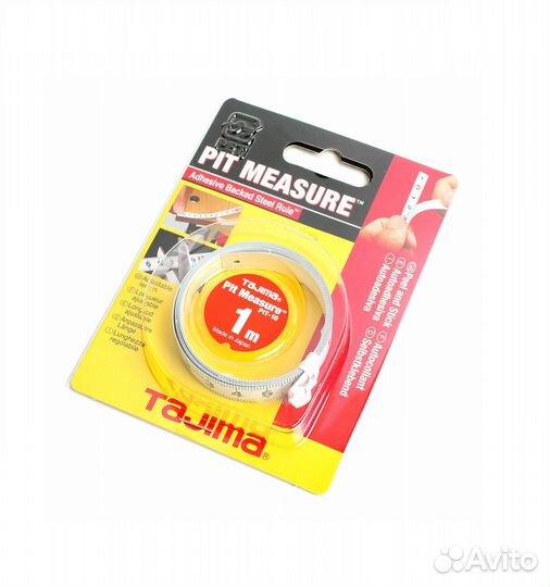 Самоклеящаяся стальная мерная лента Tajima 1М