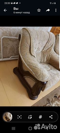 Диван и 2 кресла