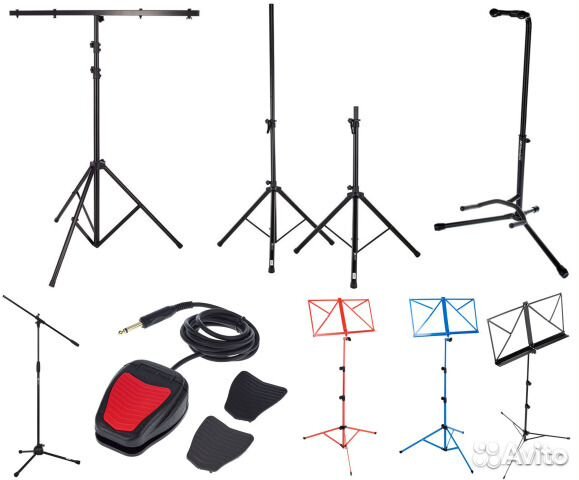 Стойки для Различной Муз.Аппаратуры, Пюпитры (Нов)