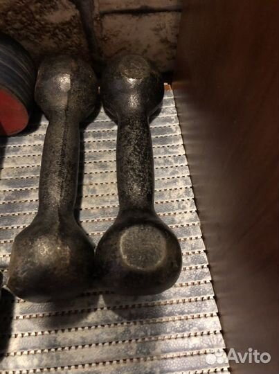 Гантели чугунные и стальные