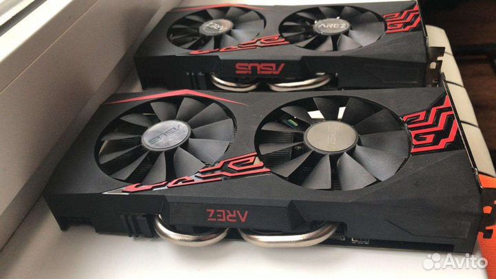Видеокарта Asus rx580 8gb