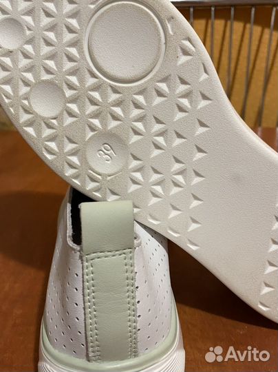 Макасины, слипоны кожаные 39 размер