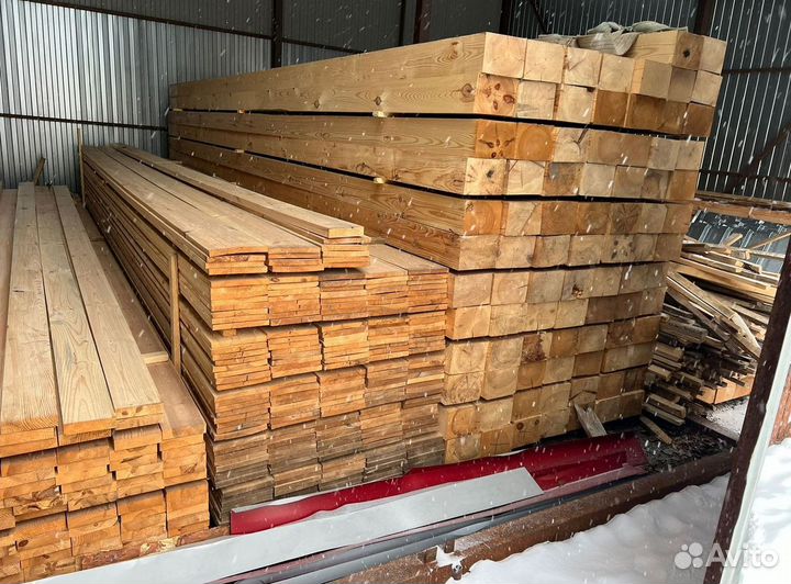 Брус обрезной 150х200х6000мм 1 сорт ГОСТ