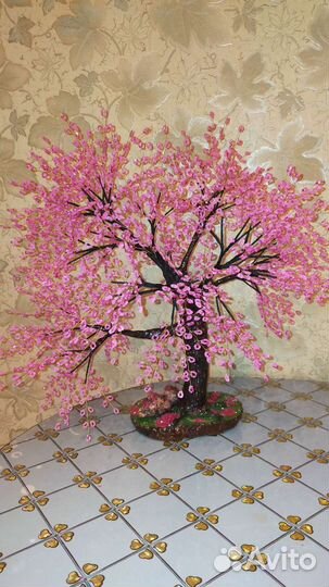 Деревья из бисера