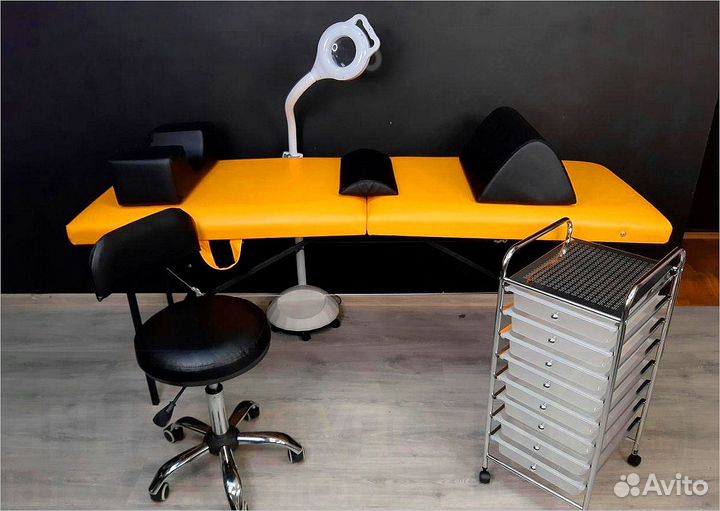 Кушетка для наращивания тележка стул лампа