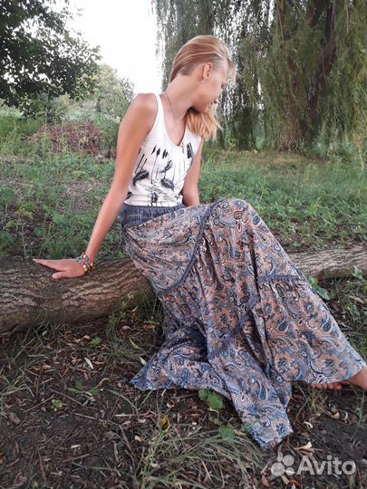 Юбка длинная