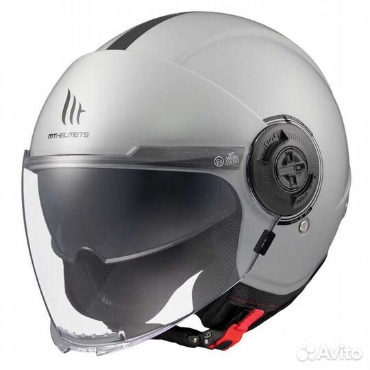 MT Helmets Viale SV S Solid Open Face Helmet Серый