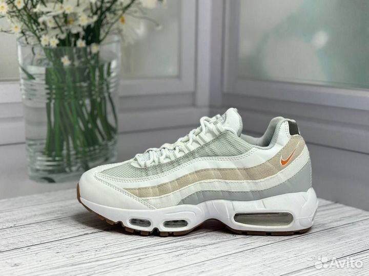 Кроссовки Nike air max 95 ztf rs white cream