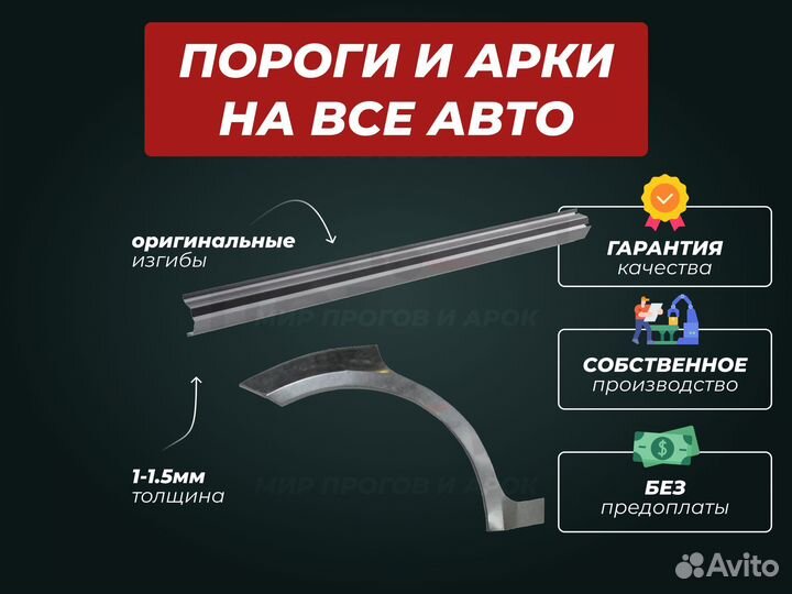 Пороги и арки на Ford С-Max