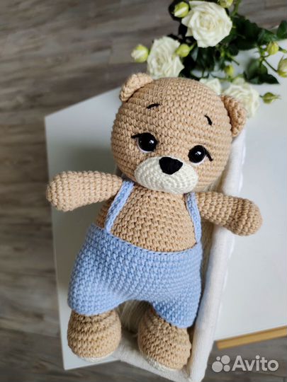 Игрушка вязаная Мишка