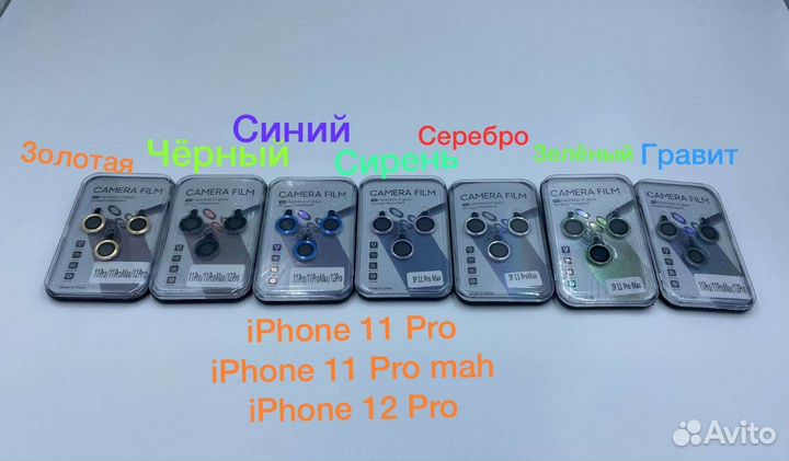 Защитное стекло на камеру iPhone 11 12 13 14версия