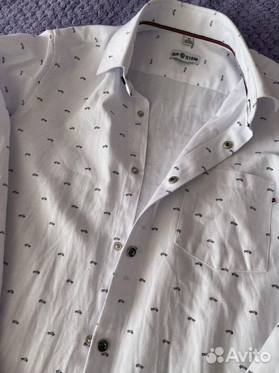 Рубашки школьные 140-146