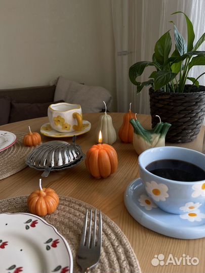 Свеча тыква