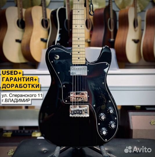 Гитара fender squier telecaster deluxe custom