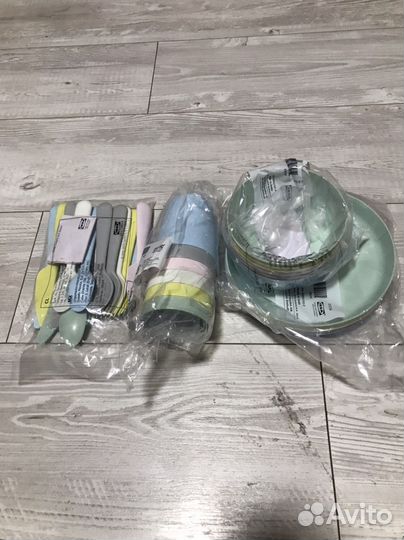 Набор посуды Kalas, IKEA, 4 группы