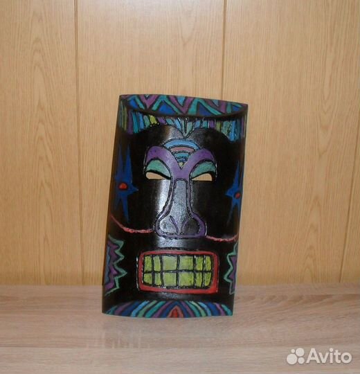 Маска ритуальная ручная работа