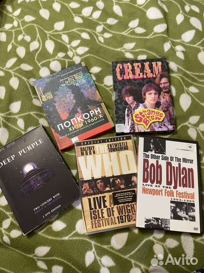Коллекция DVD The Beatles, Deep Purple и др