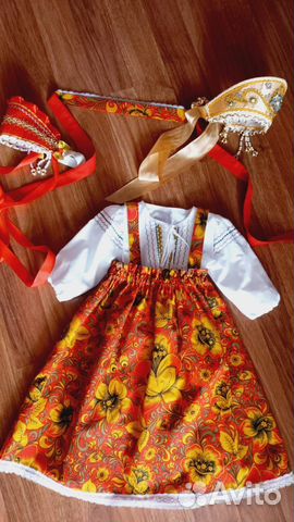 Костюмы Матрёшек, Чеченский наряд для девочек