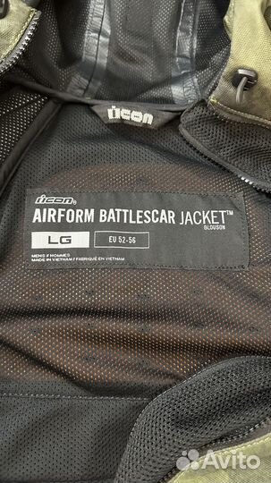 Мотокуртка Текстильная Icon Airform Battlescar