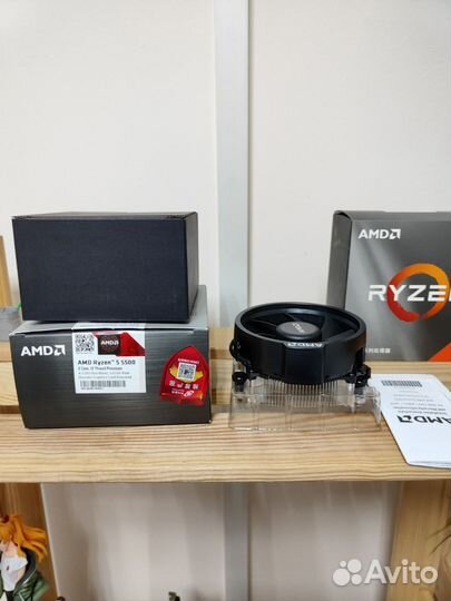Кулер Ryzen 5 5500 BOX Новый