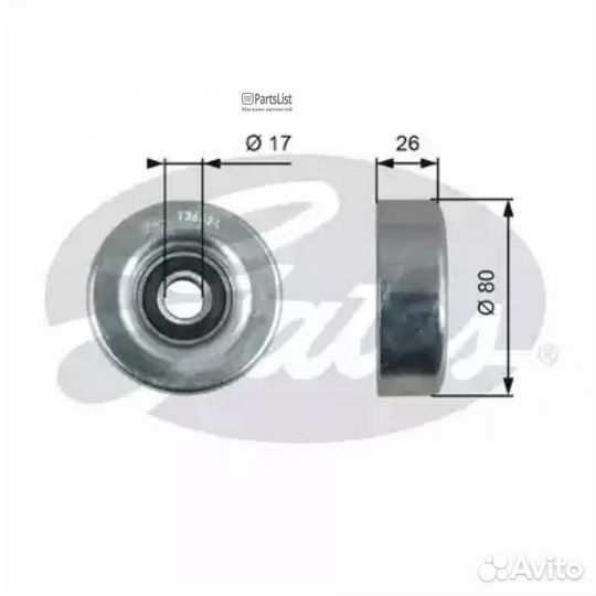 Gates T36424 Ролик
