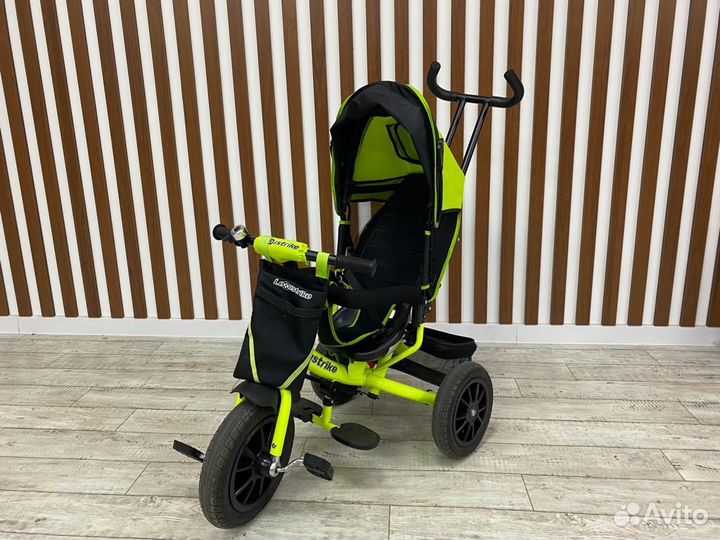 Детский велосипед с родительской ручкой