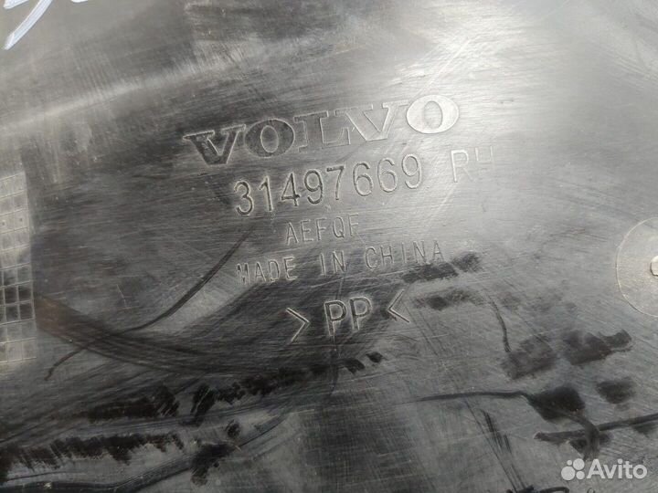 Защита арок (подкрылок) правая передняя Volvo S90, 2018