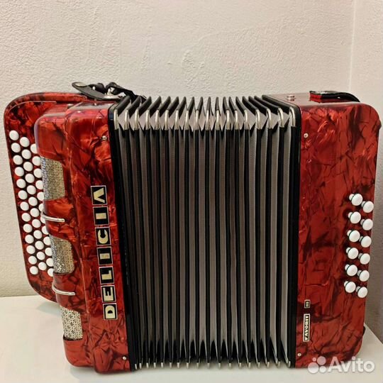 Баян (кнопочный аккордеон) Delicia Favorit lll