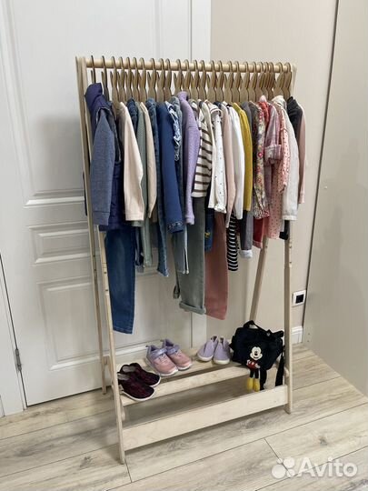 Гардероб вещей на девочку пакетом 98 104