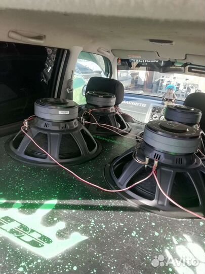 Сабвуферы короб и усилитель