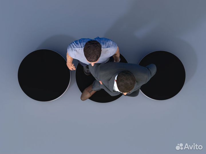 Пьедестал награждения Матрешка 612х612мм (круглый)