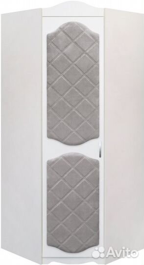 Детский угловой шкаф с мягкими фасадом Иллюзия